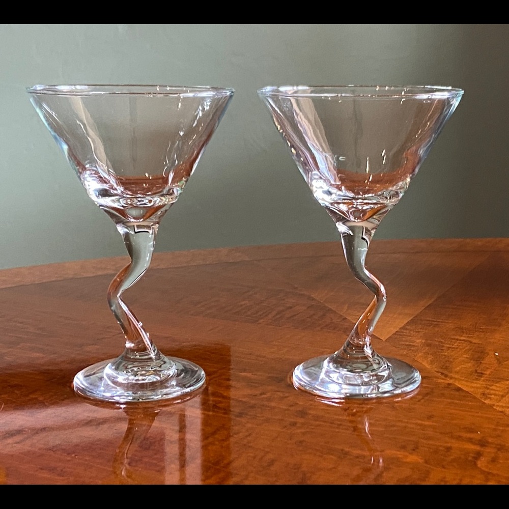 Super Fun Z Cocktail Glasses or Crafter's Blanks